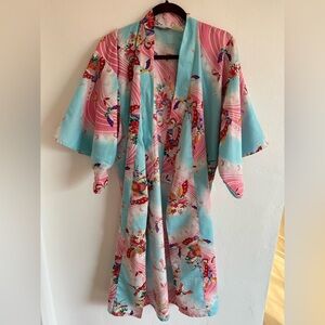 Vintage Marukyo Kimono Robe Duster